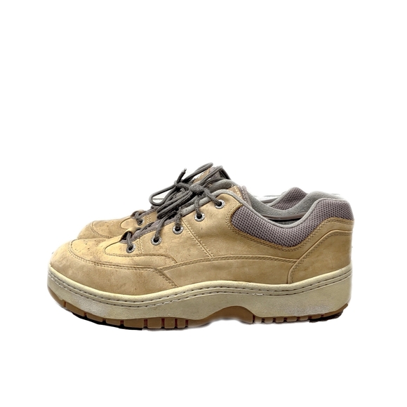 L.L. Bean Other - Vintage LL Bean Mens 10.5 Tan Suede Leather Sneaker Hiking Shoes